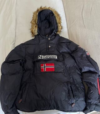 Chaqueta Geographical Norway Talla XL Negra