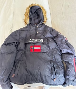Chaqueta Geographical Norway Talla XL Negra