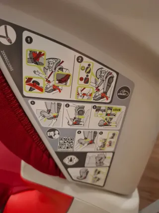 Silla Coche Britax Römer Roja