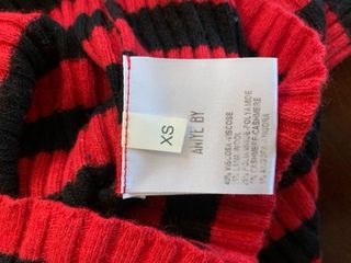 Vestito Aniye By righe rosse e nere taglia XS