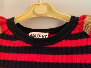 Vestito Aniye By righe rosse e nere taglia XS