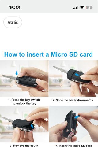 Cámara Espía Coche 1080P HD Mini •PRECINTADA•