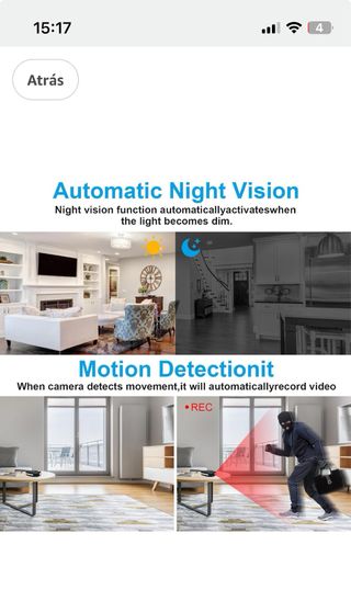 Cámara Espía Coche 1080P HD Mini •PRECINTADA•