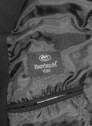 Giaccone lana nero uomo taglia M