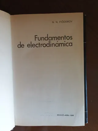 Fundamentos de electrodinámica