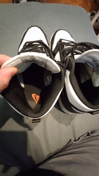 Nike Dunk High Retro Blanco y Negro Talla 42.5