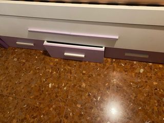 Cama nido de madera y tela