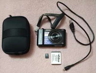 Cámara fotos digital Samsung 16mp,x5 Zoom.COMPLETA