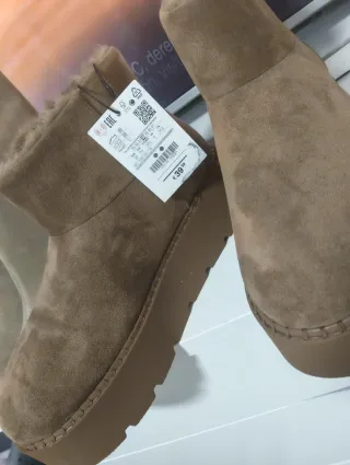 Botas de invierno marrones talla 38