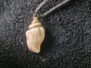 Colgante Concha O Grove Beige/Naranja