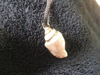 Colgante Concha O Grove Beige/Naranja