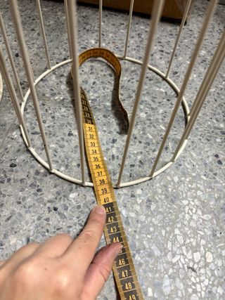 Pantallas jaula metal blanco (2 unidades)