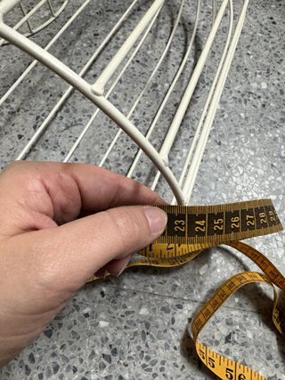 Pantallas jaula metal blanco (2 unidades)