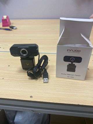 Webcam InnJoo FHD 1080P Negra