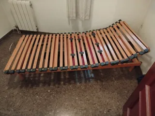 Cama articulada eléctrica madera