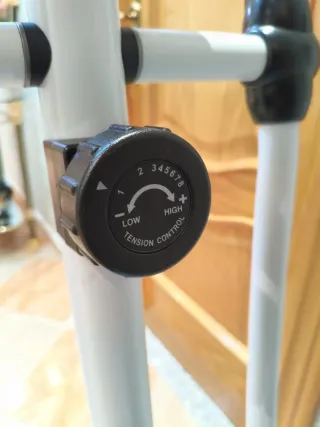 Bicicleta Elíptica Blanca y Negra