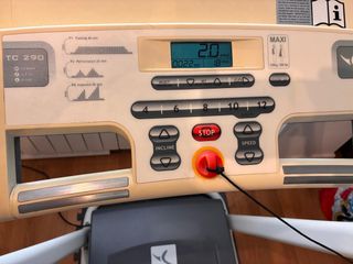 Cinta de correr con inclinación