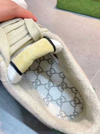 Zapatos Gucci Beige y Verde