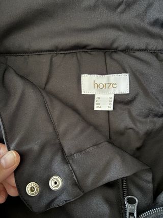 Pantalón Equitación Impermeable Mujer Negro