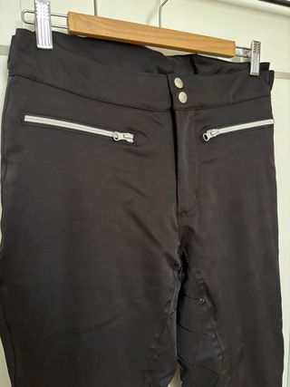 Pantalón Equitación Impermeable Mujer Negro