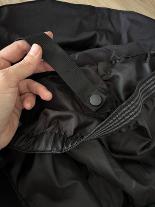 Pantalón Equitación Impermeable Mujer Negro