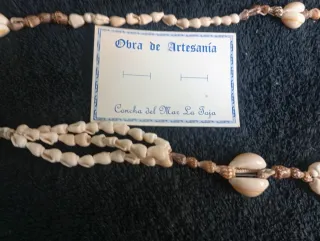 Collar artesano conchas Rías Baixas O Grove