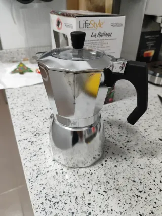 Cafetera Italiana Lifestyle Aluminio 6 Tazas