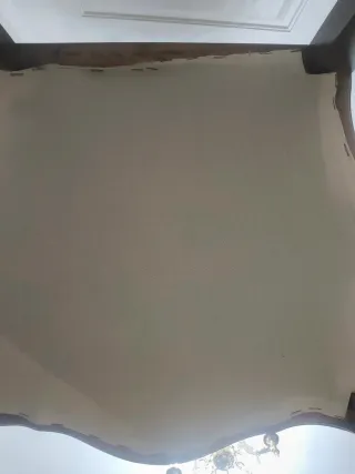 Conjunto 6 Sillas Madera Tapizadas Beige