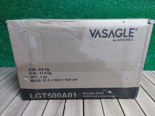 VASAGLE LGT500A01 Estantería de Cristal de 6 Niveles