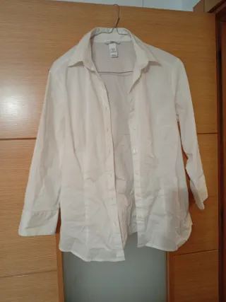 Camisa H&M Mujer Blanca