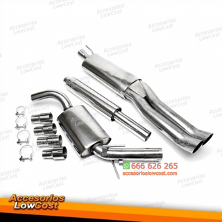 Sistema de escapes de acero inoxidable TA Technix