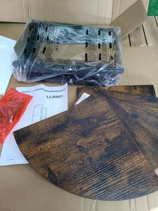 Estantería esquinera VASAGLE con estantes