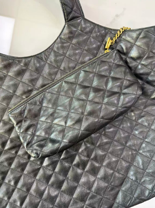 Bolso YSL Icare Negro y Dorado