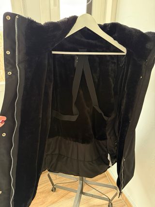 Parka Zara Negra Nueva