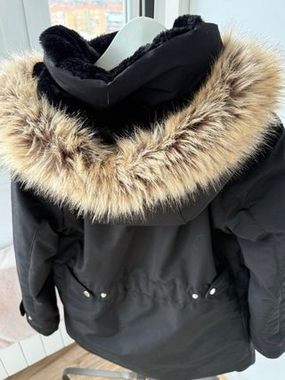 Parka Zara Negra Nueva