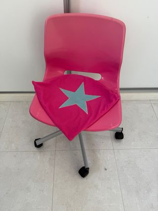 Silla de escritorio infantil rosa