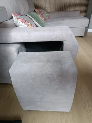 Sofá Chaiselongue Gris alta gama