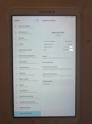 Tablet Samsung Galaxy Tab A - White