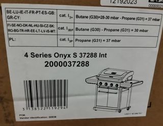 4 Series Onyx S barbacoas de gas