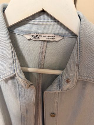 Camisa vaquera Zara Talla única