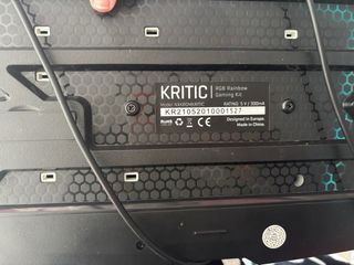 Teclado Gaming Negro 15 cada uno por no usar