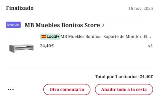 Soporte Monitor Blanco (LISTO PARA MONTAR)