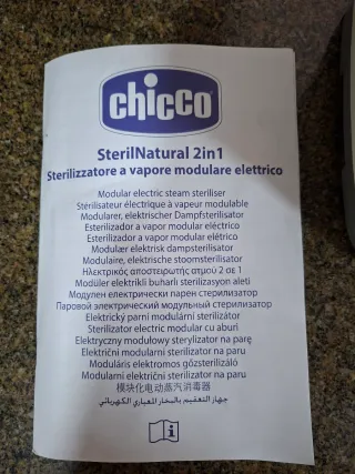 Esterilizador Chicco SterilNatural 2 en 1