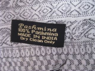 Gran pashmina gris