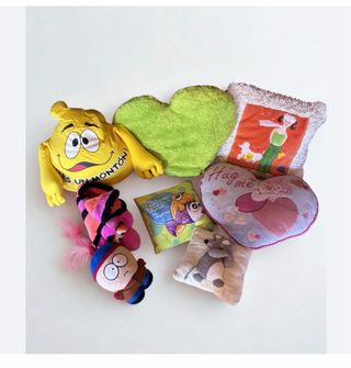Lote cojines peluche