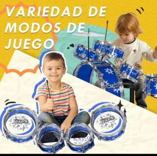 Batería infantil azul