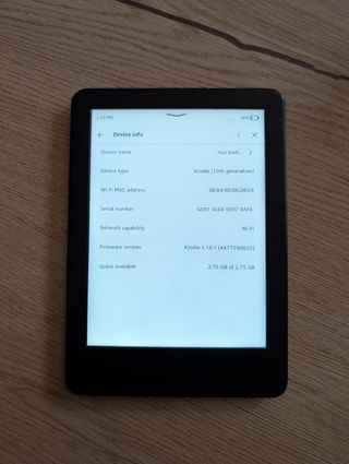 Amazon Kindle 10ª Gen - Nero