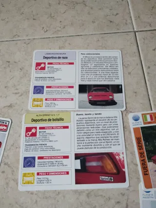 Fichas técnicas coches clásicos