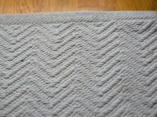 Alfombra Meradiso 100% Algodón Blanca