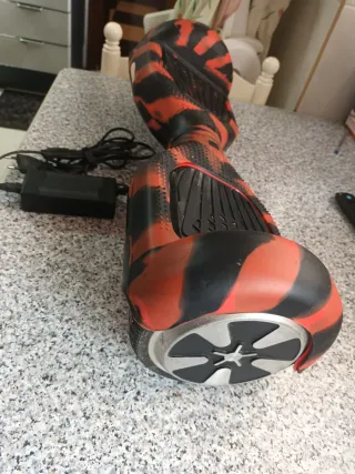 Hoverboard Patín Eléctrico Camuflaje Rojo/Negro